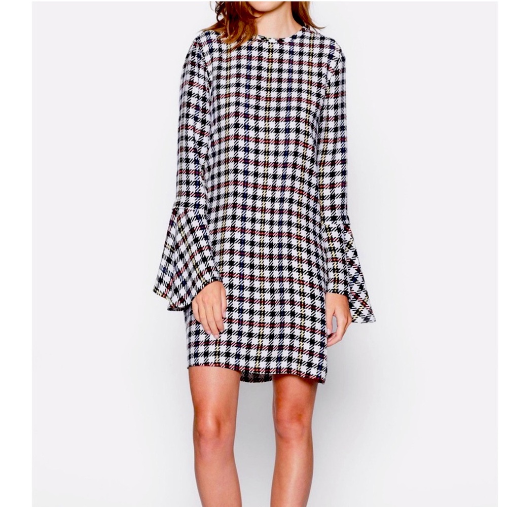 NWT Equipment Silk Shift Dress Shift flare long sleeves size XS lightweight $378